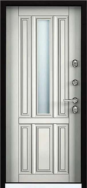 Двери с шумоизоляцией Белая дверь с терморазрывом для улицы IS-4